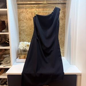 White House Black Market One Shoulder Asymmetrical Diagonal Hem Cocktail Dress 4